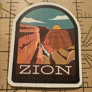 💜13/$13 +Bundle Sticker Sale | Travel Zion Canyon National Park Sticker